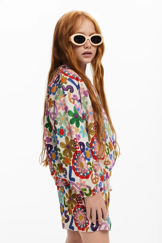 Дитяча бавовняна кофта Desigual 25SGSK07