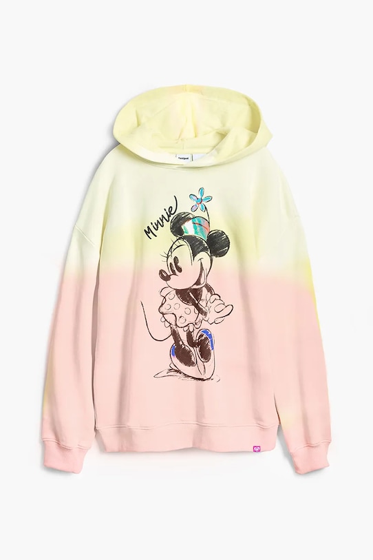 Otroški bombažen pulover Desigual 25SGSK10 rumena SS25