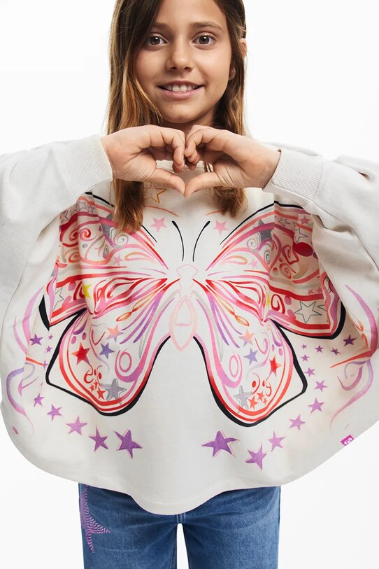 Дитяча кофта Desigual 25SGSK11 бежевий