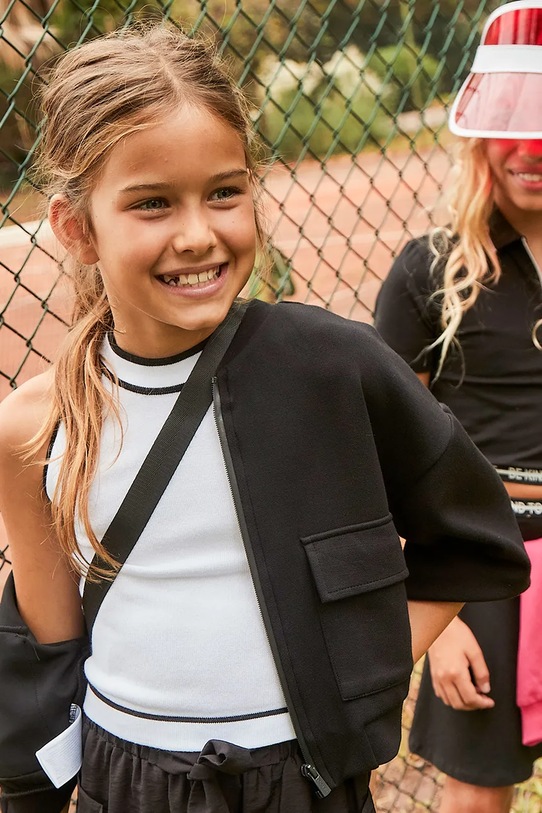 Mayoral bluza copii uni negru 6407.8D.Junior.PPYA