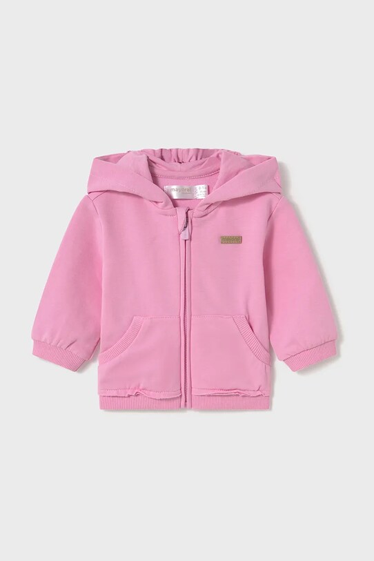 Mayoral Newborn hanorac de bumbac pentru bebelusi uni roz 1455.G.1P.Newborn