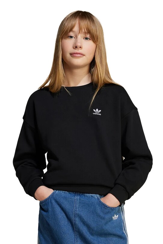 Хлопковая кофта adidas Originals хлопок чёрный JC5668