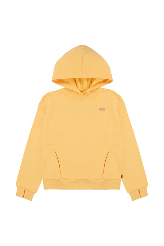 Levi's bluza copii BATWING PATCH HOODIE uni galben 4EN102