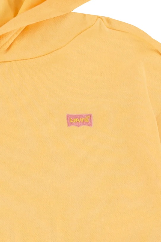 Fete Levi's bluza copii BATWING PATCH HOODIE 4EN102 galben