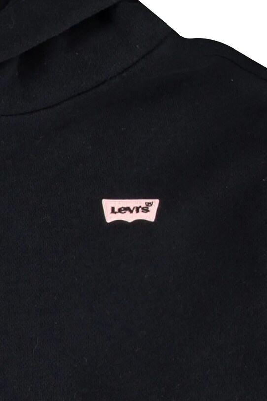 Дівчинка Дитяча кофта Levi's BATWING PATCH HOODIE 4EN102 чорний