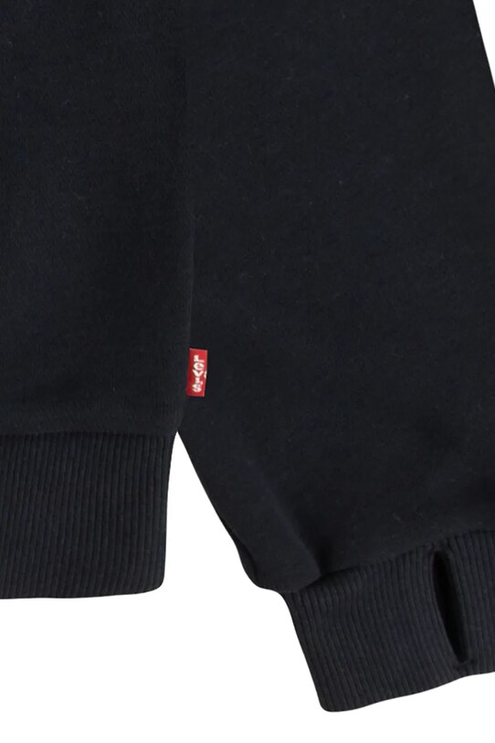 Дитяча кофта Levi's BATWING PATCH HOODIE чорний 4EN102