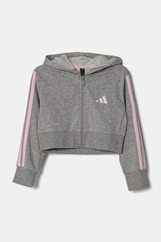 adidas bluză pentru copii JJ0949 gri SS25