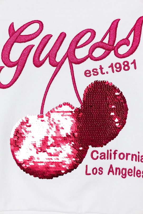 Дівчинка Дитяча бавовняна кофта Guess J5GQ00.KA6R4.PPYA білий