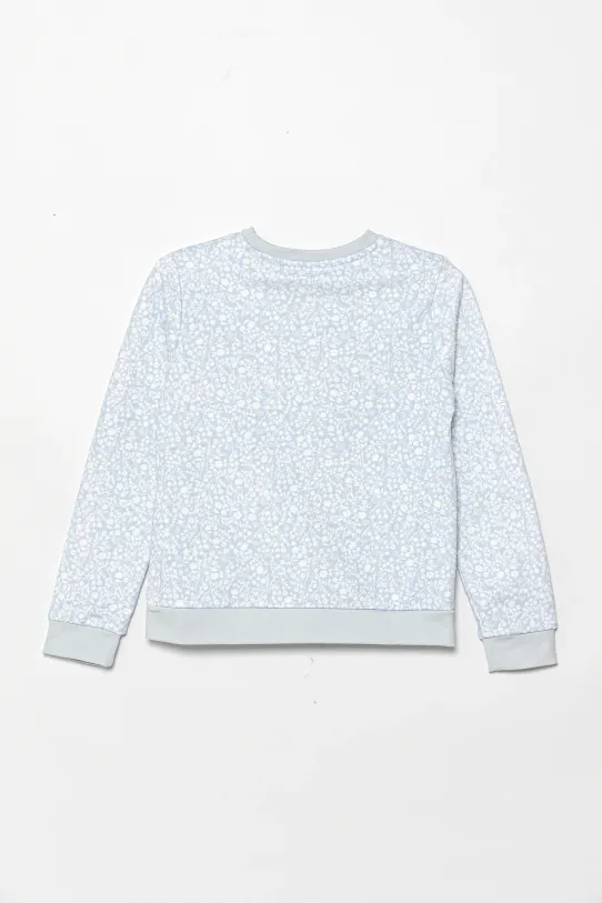 Detská bavlnená mikina Guess J5GQ01.KA6R4.PPYA modrá SS25