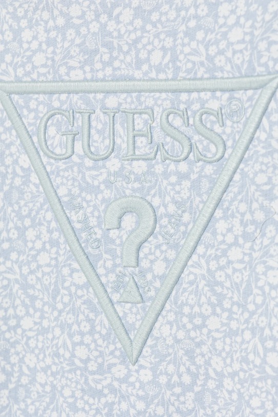 Fete Guess hanorac de bumbac pentru copii J5GQ01.KA6R4.PPYA albastru
