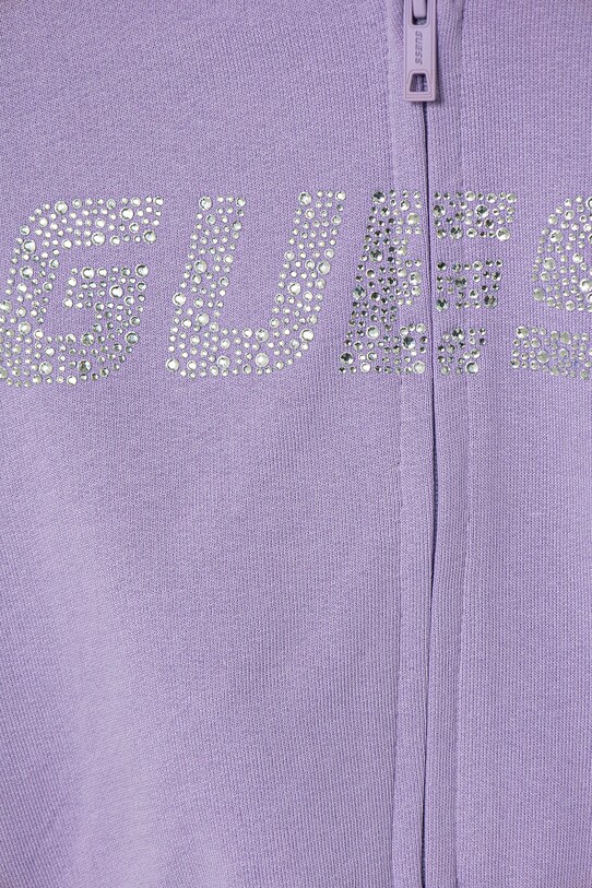 Κοριτσίστικα Παιδική βαμβακερή μπλούζα Guess J5GQ07.KCRP0.PPYA μωβ