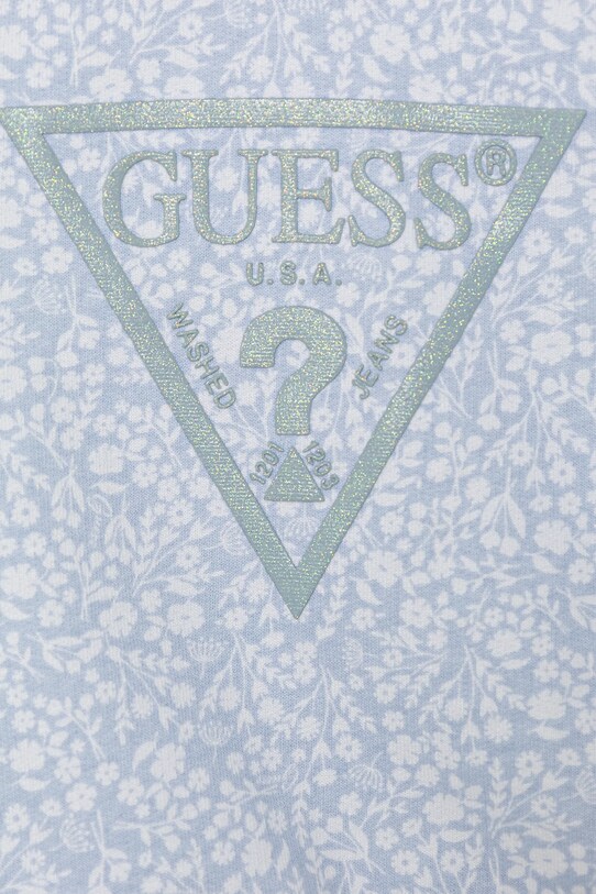 Дівчинка Дитяча бавовняна кофта Guess K5GQ00.KA6R4.PPYA блакитний