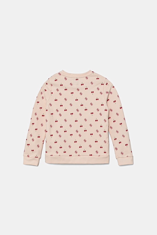 Detská bavlnená mikina Guess K5GQ00.KA6R4.PPYA oranžová SS25