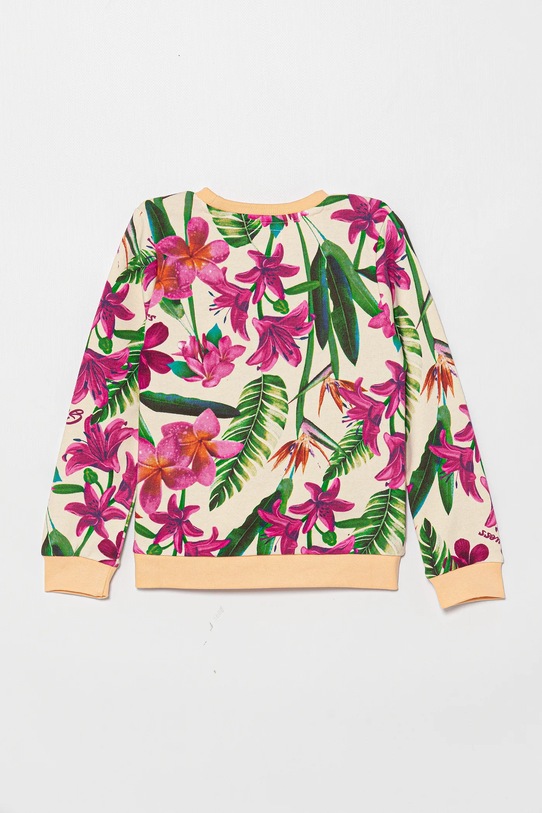 Guess bluza bawełniana dziecięca K5GQ00.KA6R4.PPYA różowy SS25