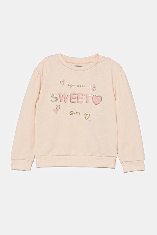 Detská mikina Guess bavlna béžová K5GQ01.KA6R4.PPYA