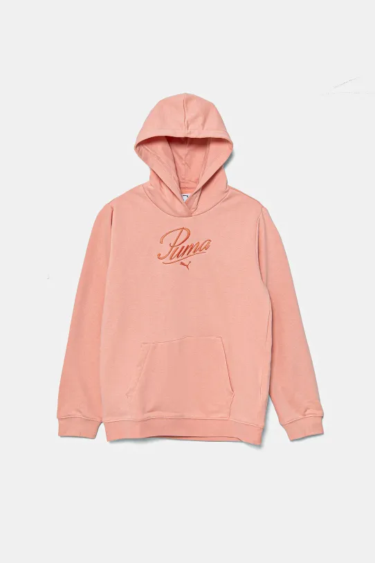 Puma bluza dziecięca ESS SCRIPT Hoodie TR pozostałe pomarańczowy 685806