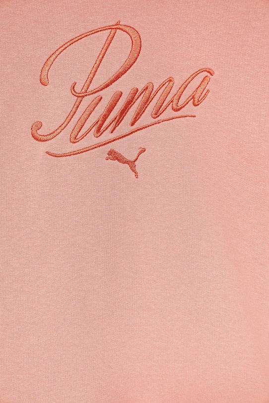 Dziewczynka Puma bluza dziecięca ESS SCRIPT Hoodie TR 685806 pomarańczowy