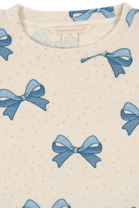 Konges Sløjd bluza dziecięca ITTY SWEAT SHIRT GOTS KS102598.G beżowy SS25