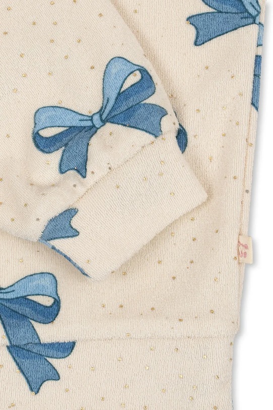 Dziewczynka Konges Sløjd bluza dziecięca ITTY SWEAT SHIRT GOTS KS102598.G beżowy