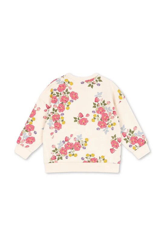 Konges Sløjd bluza bawełniana dziecięca LOUPY LOU SWEAT SHIRT GOTS KS102706.G beżowy SS25