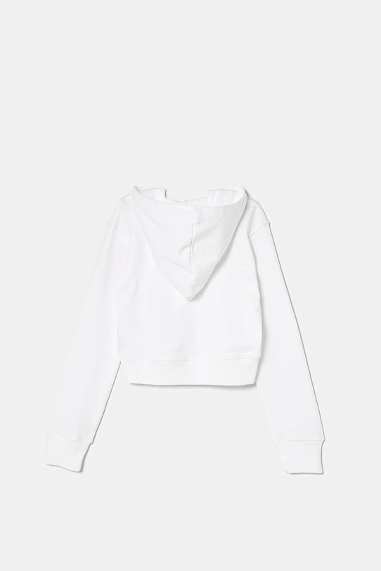 Dětská bavlněná mikina Diesel SCUOREHOOD SWEAT-SHIRT J02229 bílá SS25