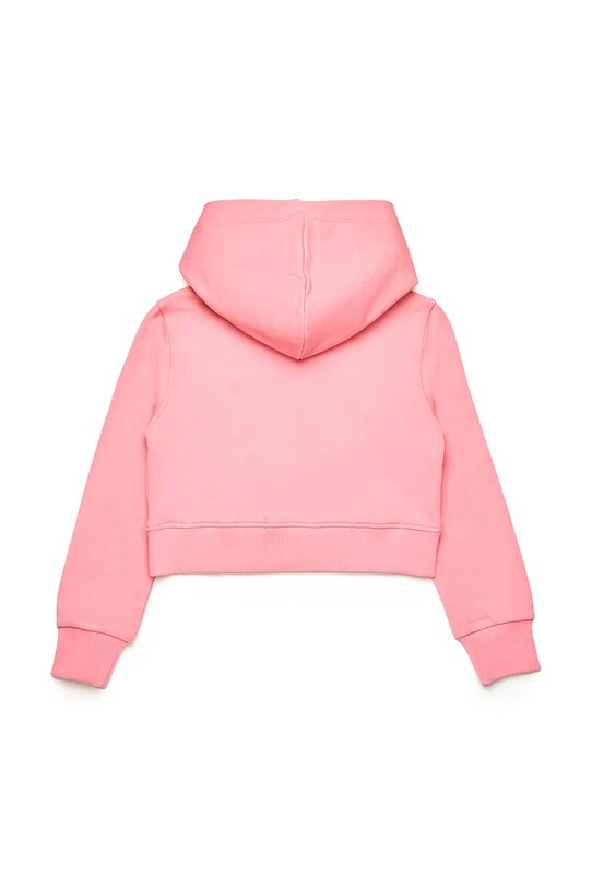 Детская хлопковая кофта Diesel SCUOREHOOD SWEAT-SHIRT J02229 розовый SS25