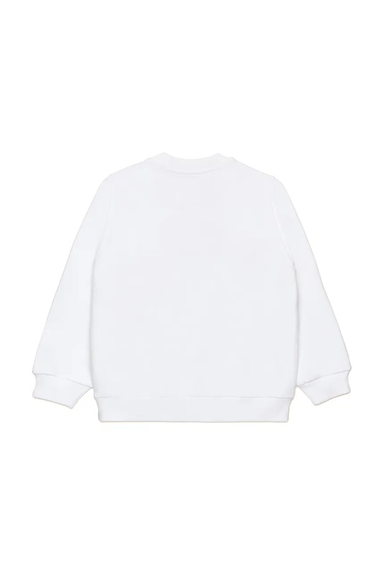 Diesel hanorac de bumbac pentru copii SCACUORE SWEAT-SHIRT J02230 alb SS25