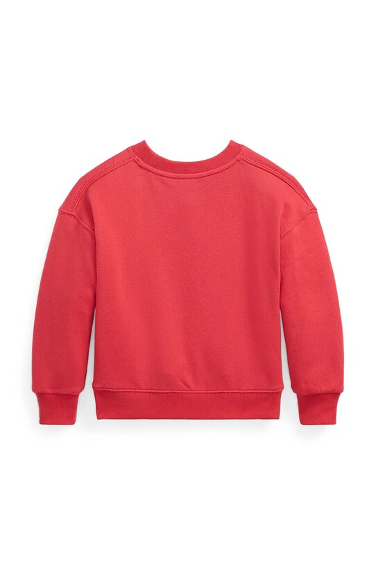 Detská bavlnená mikina Polo Ralph Lauren 312965228001 červená SS25