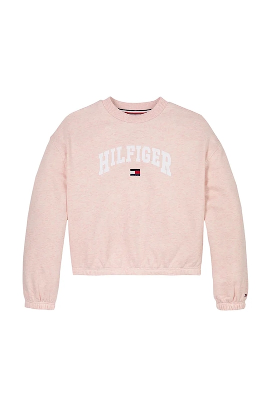 Tommy Hilfiger bluza copii KG0KG08559.128.176.PPYA roz SS25