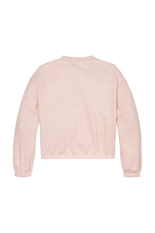 Fete Tommy Hilfiger bluza copii KG0KG08559.128.176.PPYA roz