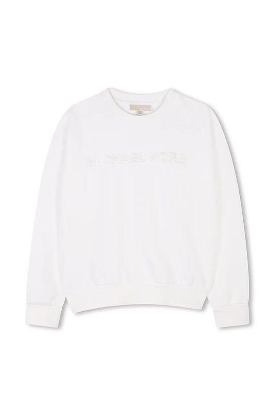 Дитяча бавовняна кофта Michael Kors без капюшона білий R30322.156