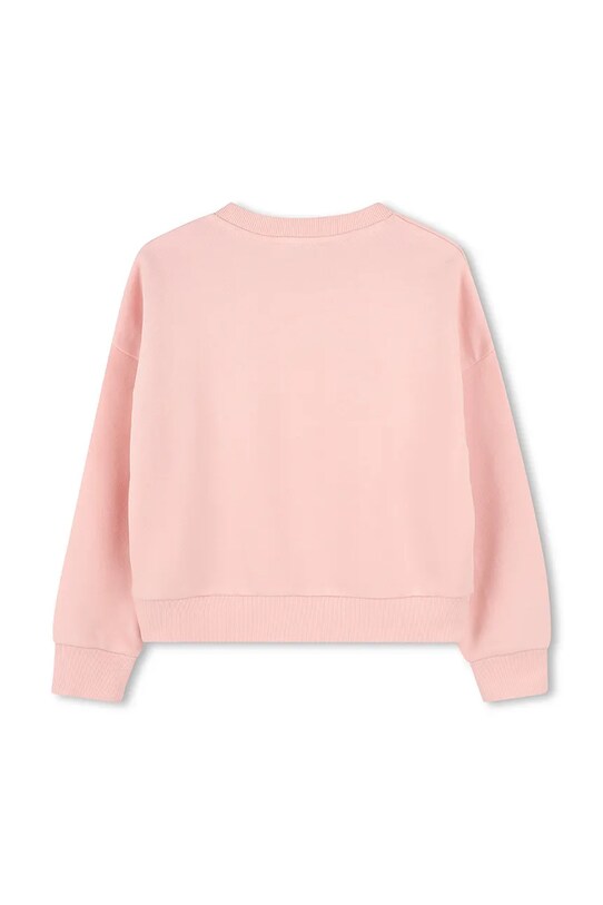 Παιδική βαμβακερή μπλούζα Kenzo Kids K61048.114.150 πορτοκαλί SS25