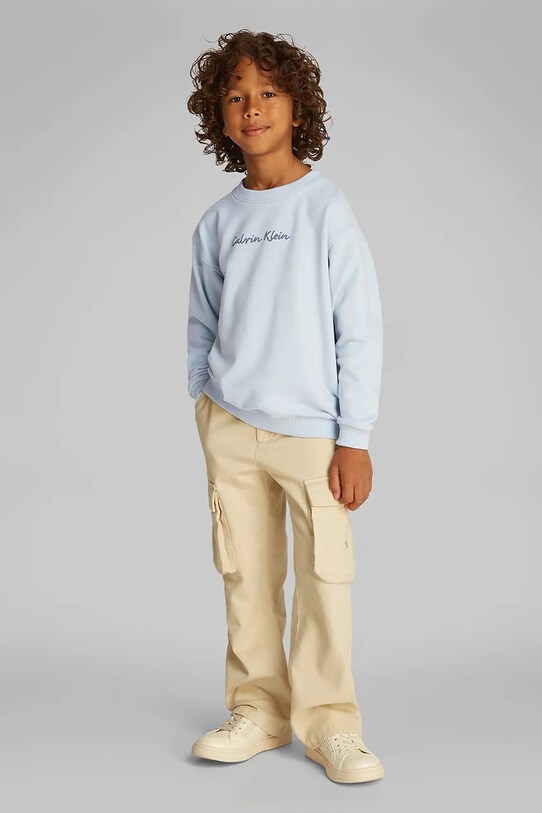 Дитяча кофта Calvin Klein Jeans інші блакитний IG0IG02852.PPYA