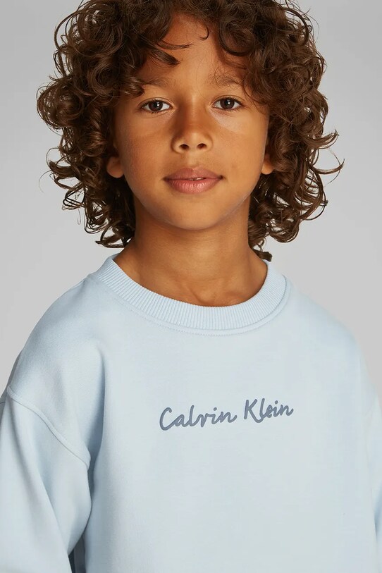 Дитяча кофта Calvin Klein Jeans IG0IG02852.PPYA блакитний