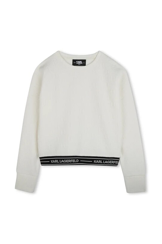 Дитяча кофта Karl Lagerfeld дрібний узор бежевий Z30471.86.108