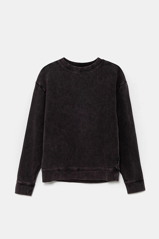 Dětská mikina Vans Fire In Your Heart Crew bez kapuce šedá VN000M8Q6PH1