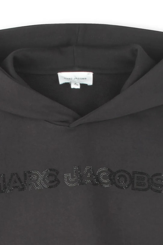 Dziewczynka Marc Jacobs bluza bawełniana dziecięca W60536.114.150 czarny