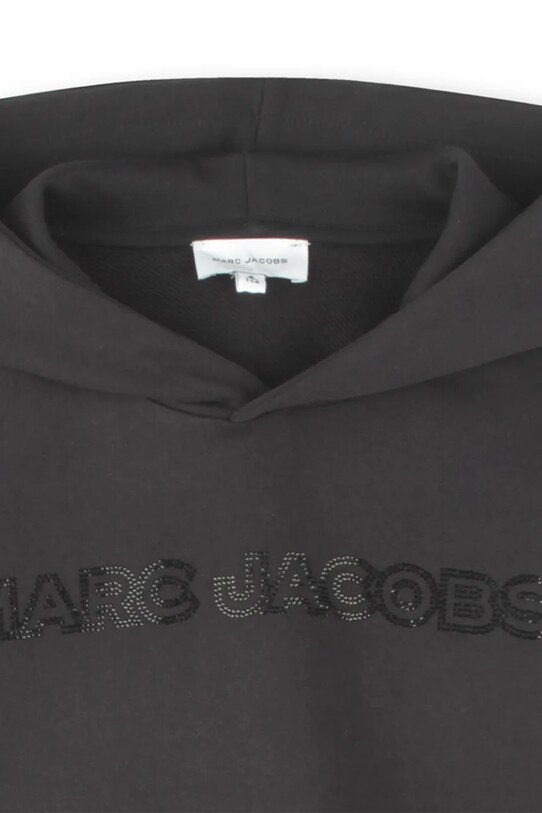 Девочка Детская хлопковая кофта Marc Jacobs W60536.156 чёрный