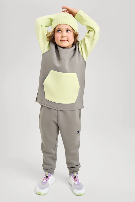 Reima bluza copii Leppo cu modele verde 5200424A.PPYA