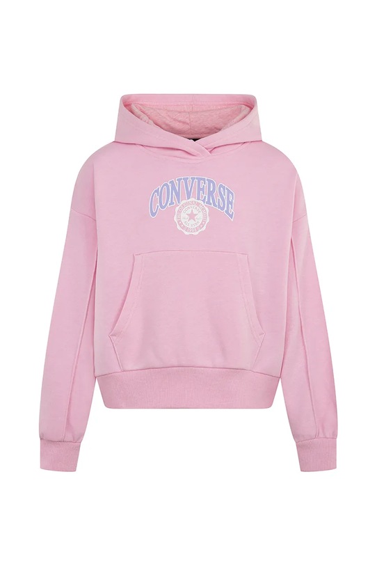Dětská mikina Converse 4CH005 růžová SS25