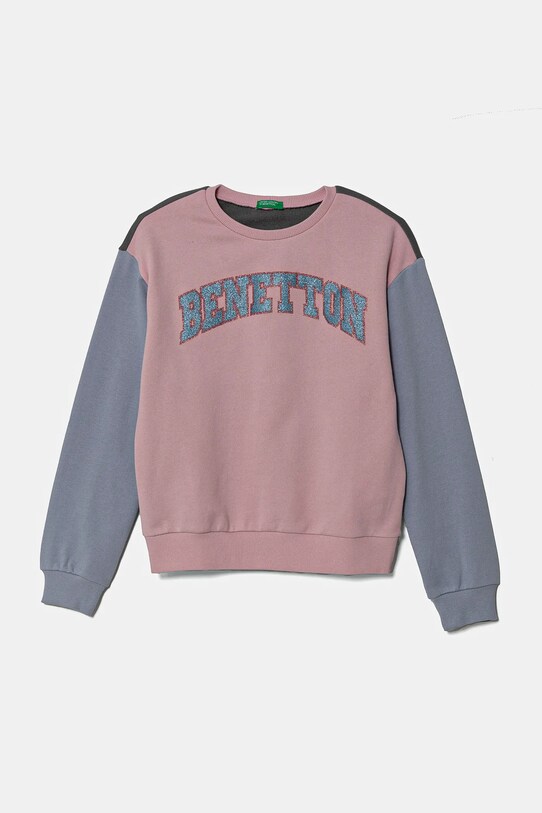 Дитяча бавовняна кофта United Colors of Benetton бавовна рожевий 3J68C10MX.G.Seasonal