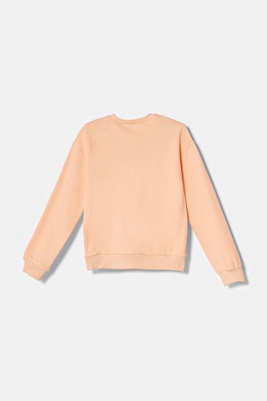 Otroški bombažen pulover United Colors of Benetton 3J68C10MX.G.Seasonal oranžna SS25