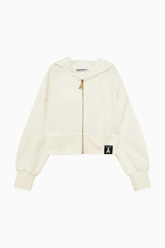 Dječja pamučna dukserica Patrizia Pepe K103 pamuk bijela 7M0823.J095