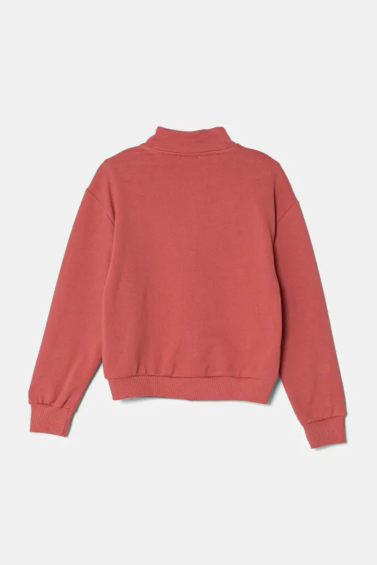 United Colors of Benetton hanorac de bumbac pentru copii 3J68C504N.G.Seasonal roz SS25