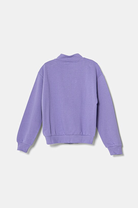 Детская хлопковая кофта United Colors of Benetton 3J68C504N.G.Seasonal фиолетовой SS25