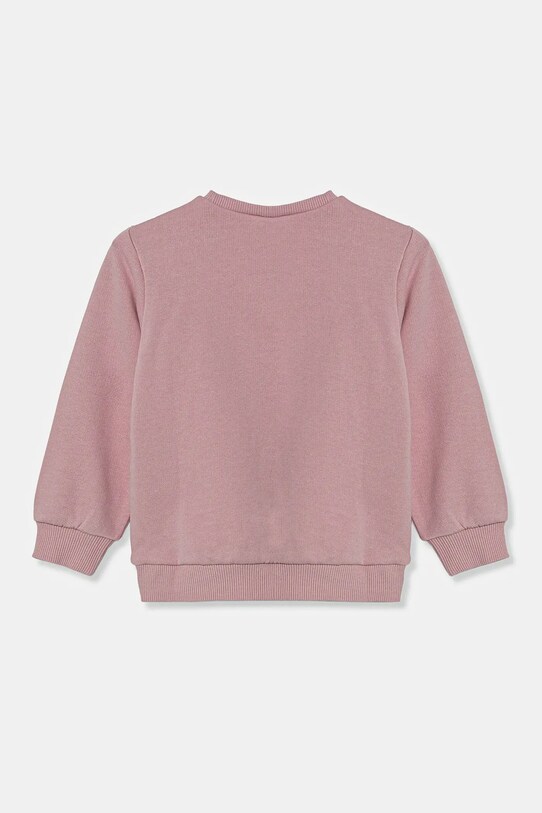Fete United Colors of Benetton hanorac de bumbac pentru copii 3J68G10J0.P.Seasonal roz
