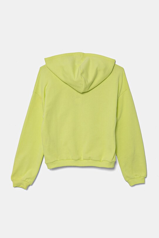 United Colors of Benetton bluza bawełniana dziecięca 3J68C204D.G.Seasonal zielony SS25