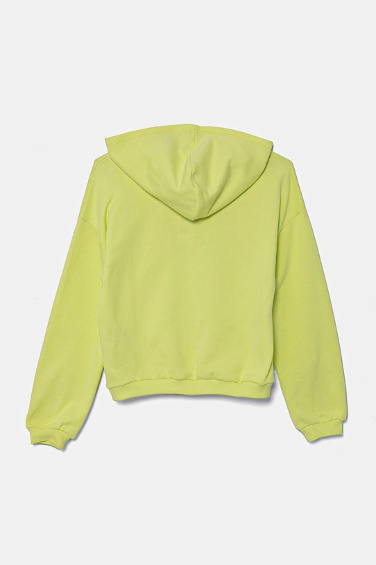 United Colors of Benetton hanorac de bumbac pentru copii 3J68C204D.G.Seasonal verde SS25