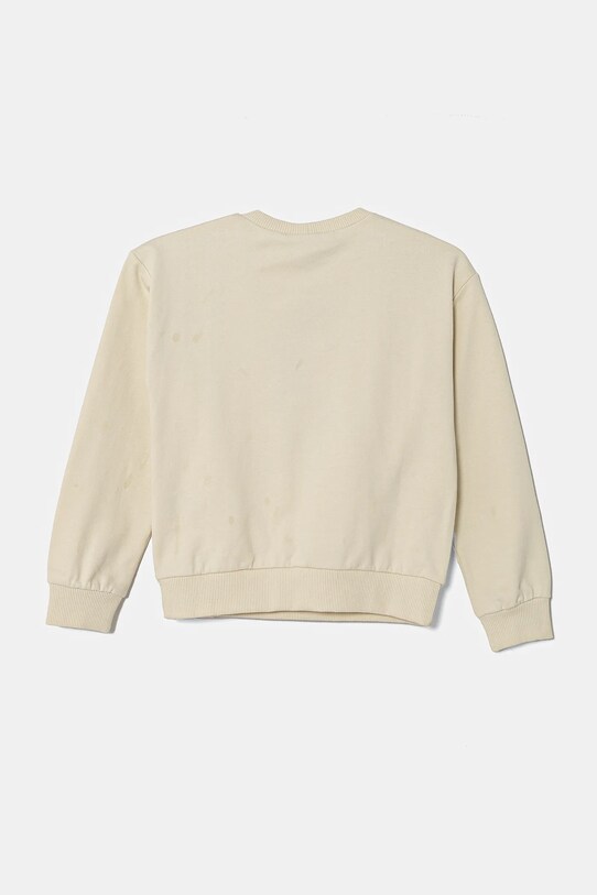 Дитяча бавовняна кофта United Colors of Benetton 3PQMC10MU.G.Seasonal бежевий SS25