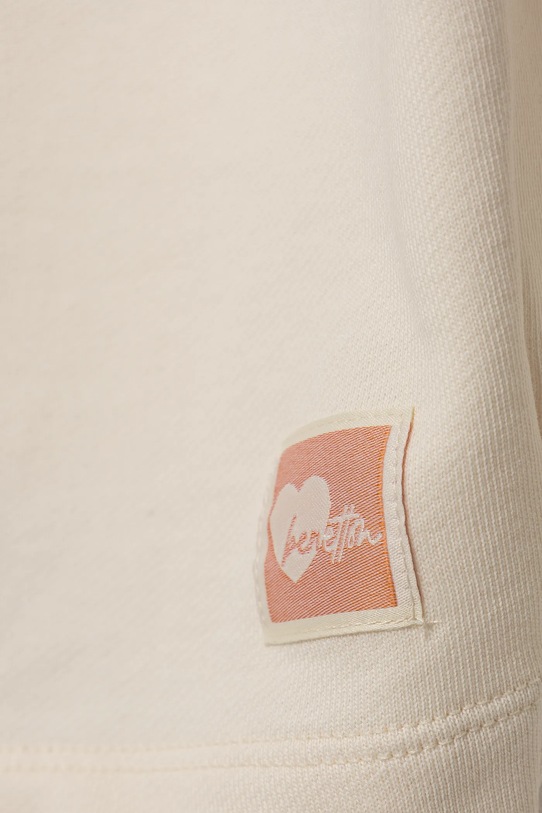 Dziewczynka United Colors of Benetton bluza bawełniana dziecięca 3UNIC204L.G.Seasonal beżowy